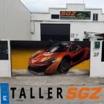 Taller SGZ Porton principal de la nave.
Realizamos reparaciones con entidad aseguradora